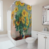 Claude Monet - Zonnebloemen Douchegordijn (In situ)