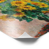 Claude Monet - Zonnebloemen Foto Afdruk (Hoek)