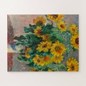 Claude Monet - Zonnebloemen Legpuzzel (Horizontaal)