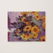 Claude Monet/Zonnebloemen Legpuzzel (Horizontaal)