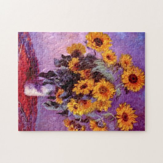Claude Monet Zonnebloemen Legpuzzel (Horizontaal)
