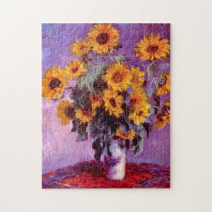 Claude Monet Zonnebloemen Legpuzzel