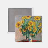 Claude Monet - Zonnebloemen Magneet (Voorkant / Achterkant)