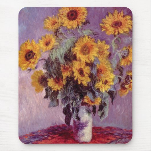 Claude Monet/Zonnebloemen Muismat (Voorkant)