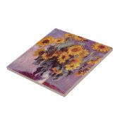 Claude Monet/Zonnebloemen Tegeltje (Zijkant)