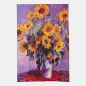 Claude Monet Zonnebloemen Theedoek (Verticaal)