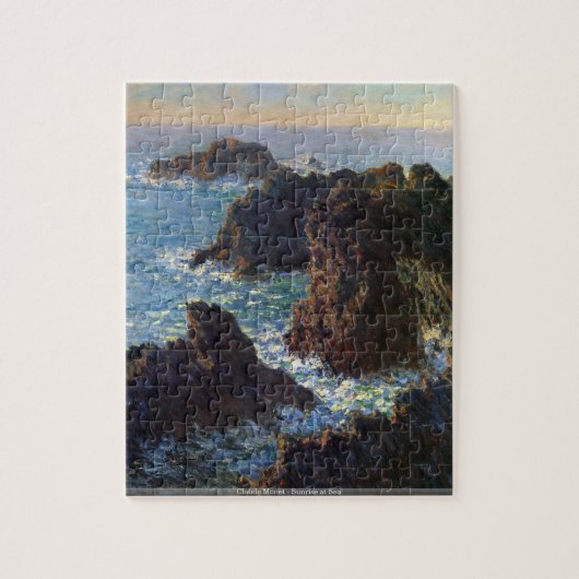 Claude Monet - Zonneopje bij de puzzel van het Zee Legpuzzel (Verticaal)