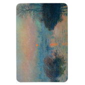 Claude Monet - Zonsondergang op de Seine bij Lavac Magneet (Verticaal)