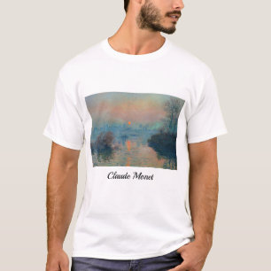 Claude Monet - Zonsondergang op de Seine bij Lavac T-shirt