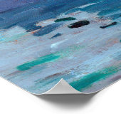 Claude Monet Zonsopgang boven zee Poster (Hoek)