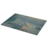 Claude Monet Zonsopgang Marine Zeilboot Impression Snijplank (Hoek)