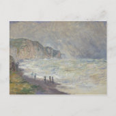 Claude Monet - Zwaar Zee in Pourville Briefkaart (Voorkant)