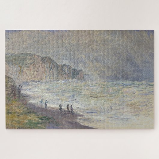 Claude Monet Zware zee bij Pourville Legpuzzel (Horizontaal)