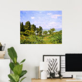 Claude Monet's, Aan de zee Poster (Thuiskantoor)