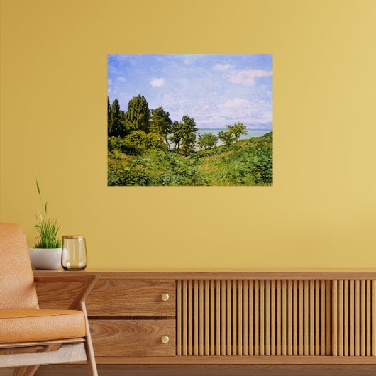 Claude Monet's, Aan de zee Poster (Woonkamer 2)