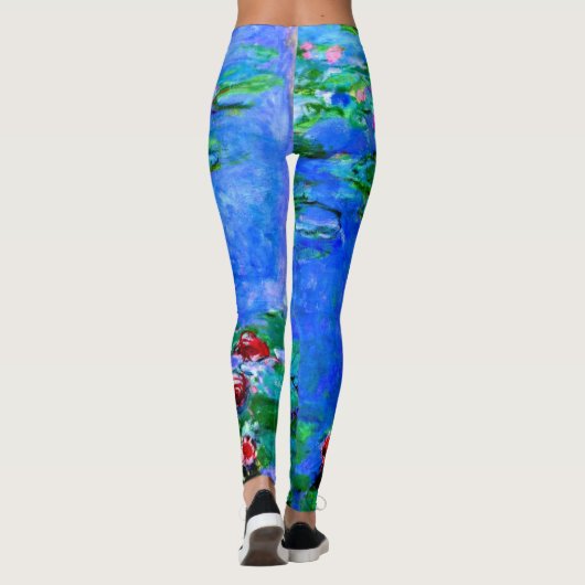 Claude Monet's beroemde schilderij, Water-Lilies,  Leggings (Achterkant)