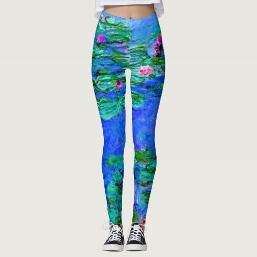 Claude Monet's beroemde schilderij, Water-Lilies,  Leggings (Voorkant)