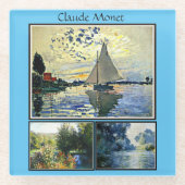 Claude Monet's beroemde schilderijen Glazen Onderzetter (Voorkant)