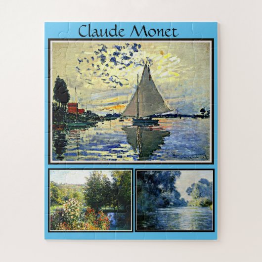 Claude Monet's beroemde schilderijen Legpuzzel (Verticaal)
