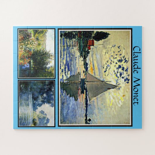 Claude Monet's beroemde schilderijen Legpuzzel (Horizontaal)