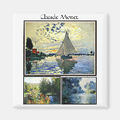 Claude Monet's beroemde schilderijen Magneet (Voorkant)