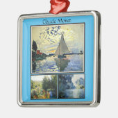 Claude Monet's beroemde schilderijen Metalen Ornament (Links)