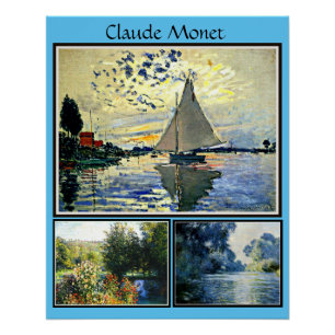 Claude Monet's beroemde schilderijen Perfect Poster