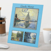 Claude Monet's beroemde schilderijen Reclamebord Met Voetstuk (Insitu)