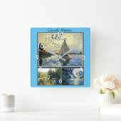 Claude Monet's beroemde schilderijen Vierkante Klok (Huis)