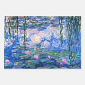 Claude Monet's beroemde waterlilies Inpakpapier Vel (Voorkant)