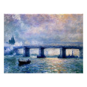 Claude Monet's Charing Cross Bridge (1903) Perfect Poster (Voorkant)
