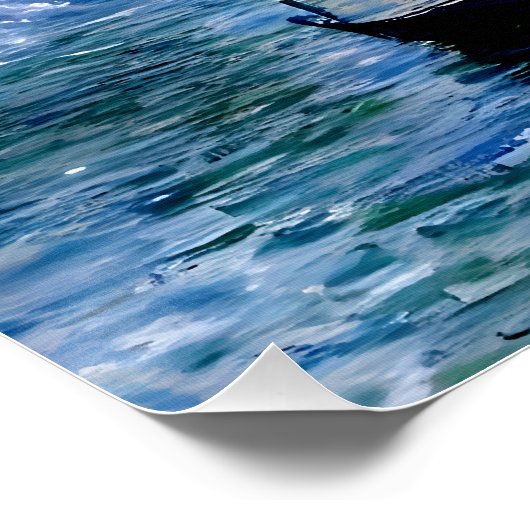 Claude Monet's Charing Cross Bridge (1903) Perfect Poster (Hoek)