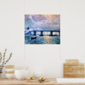 Claude Monet's Charing Cross Bridge (1903) Poster (Keuken)
