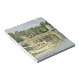 Claude Monets De brug van Argenteuil (1874) Notitieblok