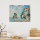 Claude Monets De Kliffen bij Étretat 1885 Poster (Keuken)