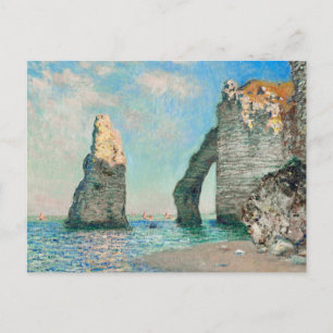 Claude Monet's Étretat Cliffs Briefkaart