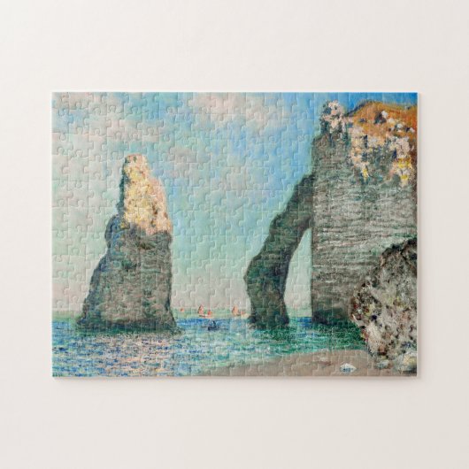 Claude Monet's Étretat Cliffs Legpuzzel (Horizontaal)