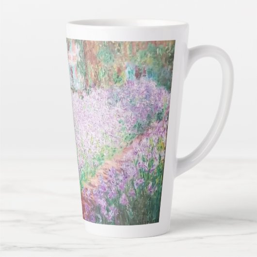 Claude Monet's Garden at Giverny Latte Mug Latte Mok (Rechts)