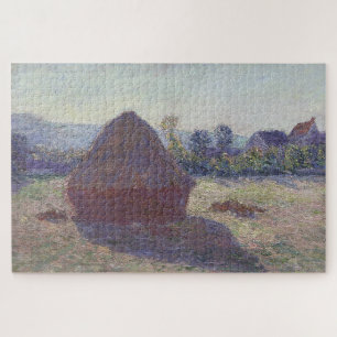 Claude Monets Hooioppervlakte in de avondzon (1891 Legpuzzel