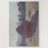 Claude Monets Hooioppervlakte in de avondzon (1891 Legpuzzel (Verticaal)