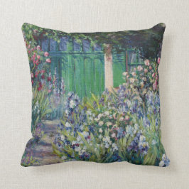 Claude Monet's House | Opgenomen invoerverf | Kussen