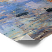 Claude Monet's Impression, Beauty of Rising Son Poster (Hoek)