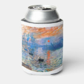 Claude Monet's Impression, Sunrise (1872) Blikjeskoeler (Blikje Achterkant)