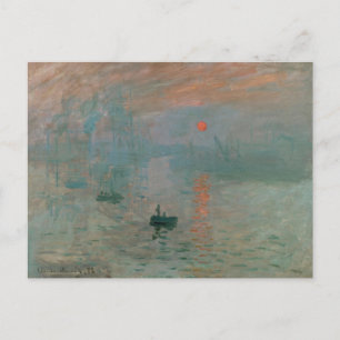 Claude Monet's Impression Sunrise (soleil levant) Briefkaart