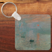 Claude Monet's Impression Sunrise (soleil levant) Sleutelhanger (Voorkant)