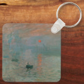 Claude Monet's Impression Sunrise (soleil levant) Sleutelhanger (Achterkant)