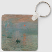 Claude Monet's Impression Sunrise (soleil levant) Sleutelhanger (Achterkant)
