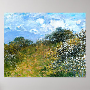 Claude Monets kunstwerk, Lente, Poster