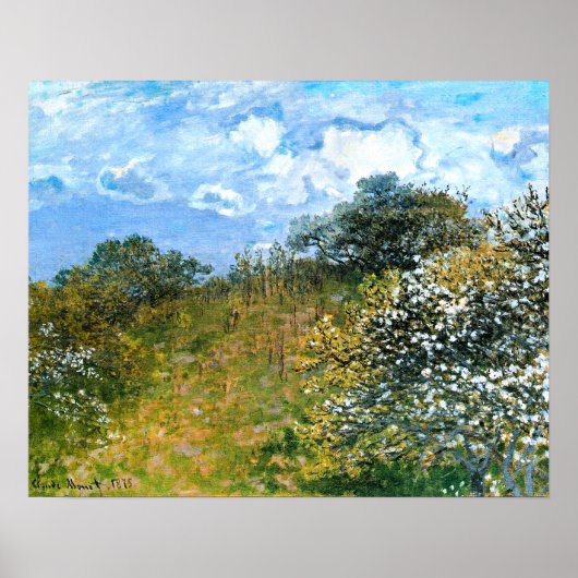 Claude Monets kunstwerk, Lente, Poster (Voorkant)