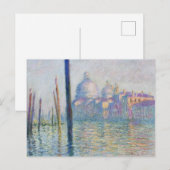 Claude Monets Le Grand Canal (1908) Briefkaart (Voorkant / Achterkant)